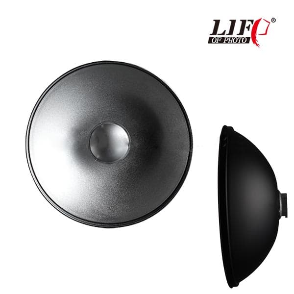 Lifei LD-955E Kafa Flaşı için Beauty Dish / Silver Reflector 56cm