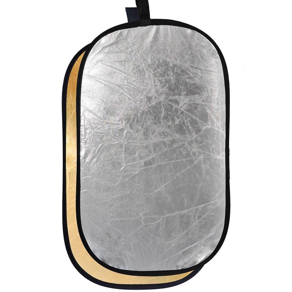 Lifei R-18 92x122cm Katlanabilir Reflektör (Altın/Gümüş)