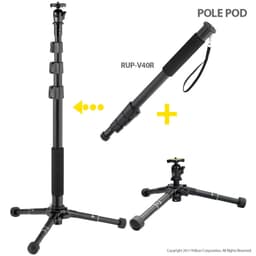 Velbon Pole Pod 11 Monopod with Tripod Base 