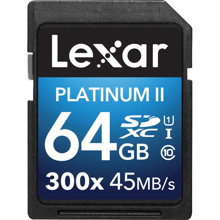 Lexar 64 GB SDXC Class 10 Kart 300x 45 mb/s