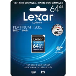 Lexar 64 GB SDXC Class 10 Kart 300x 45 mb/s