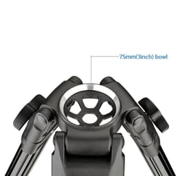 Digipod DVT-75AW Profesyonel Video Tripod + DVH-5W Fluid Kafa 