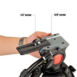 Digipod DVT-75AW Profesyonel Video Tripod + DVH-5W Fluid Kafa 