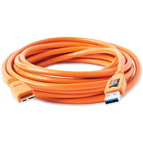 Tether Tools CU5454 TetherPro USB 3.0 Male Type-A to USB 3.0 Micro-B Cable