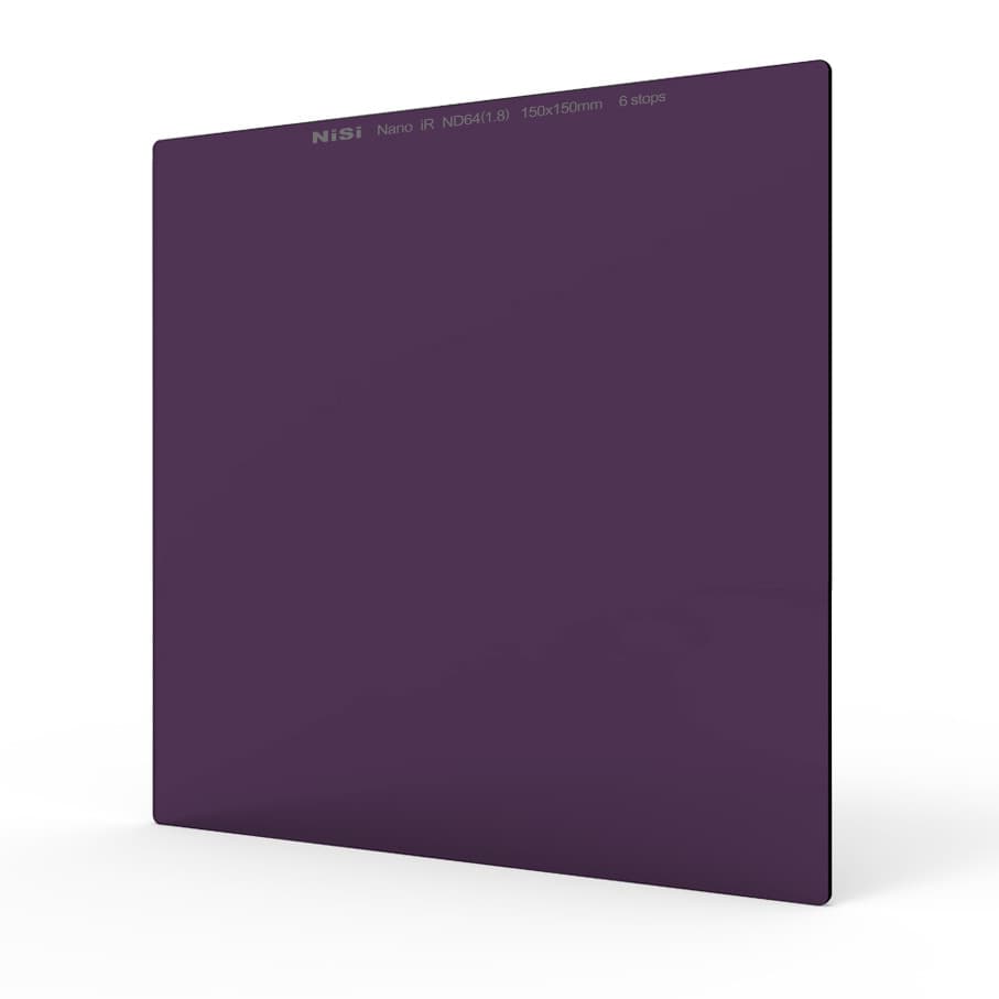 Nisi 150 x 150mm ND64 1.8 NANO IR ND Glass Camera Filter