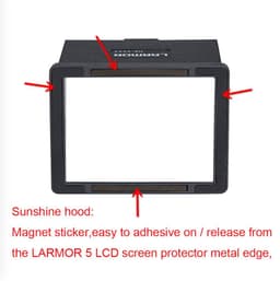 GGS LCD Ekran Koruyucu + Hood 5th Generation