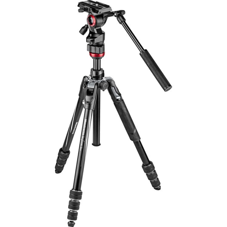 Manfrotto MVKBFRT-LIVE Befree Live Video Tripod Kit Çevirmeli