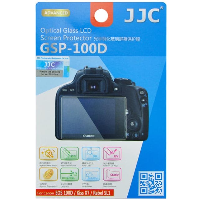 JJC GSP-100D Ultra İnce LCD Ekran Koruyucu (Canon 100D)
