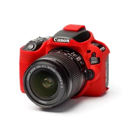 EasyCover Silikon Kılıf (Canon EOS 200D Kırmızı)