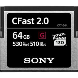 Sony 64GB CFast 2.0 G Series Memory Card (CAT-G64)