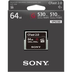 Sony 64GB CFast 2.0 G Series Memory Card (CAT-G64)