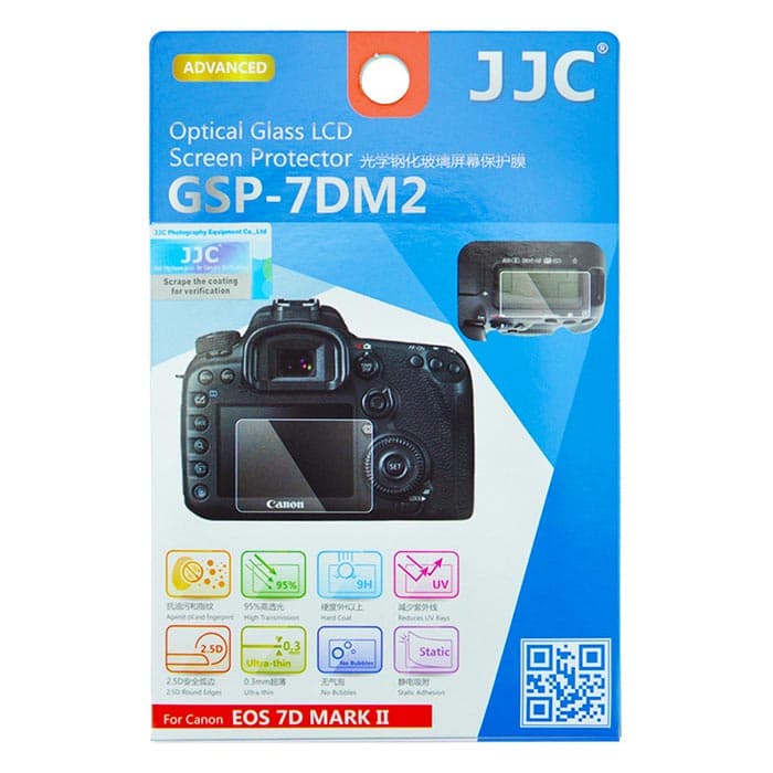JJC GSP-7DM2 Ultra İnce LCD Ekran Koruyucu (Canon 7D Mark II)