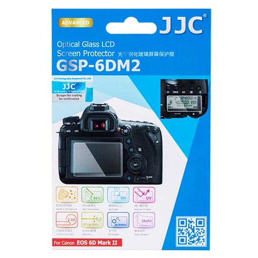 JJC GSP-6DM2 Ultra İnce LCD Ekran Koruyucu (Canon 6D Mark II)