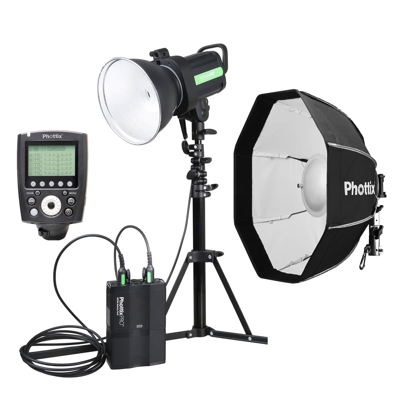 Phottix Indra500 TTL Akülü Paraflaş Kit (Nikon)