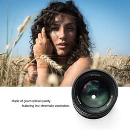 7Artisans 55mm F1.4 Sony (E Mount) MF APS-C Lens Siyah 