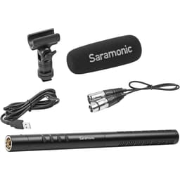 Saramonic SR-TM1 Supercardioid Broadcast XLR Shotgun Condenser Microphone + TM-WS1 Windscreen Kit
