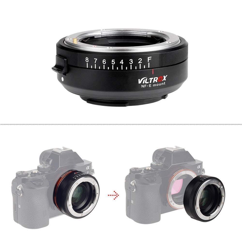 Viltrox NF-E Manual-Focus F to Sony E Mount Camera