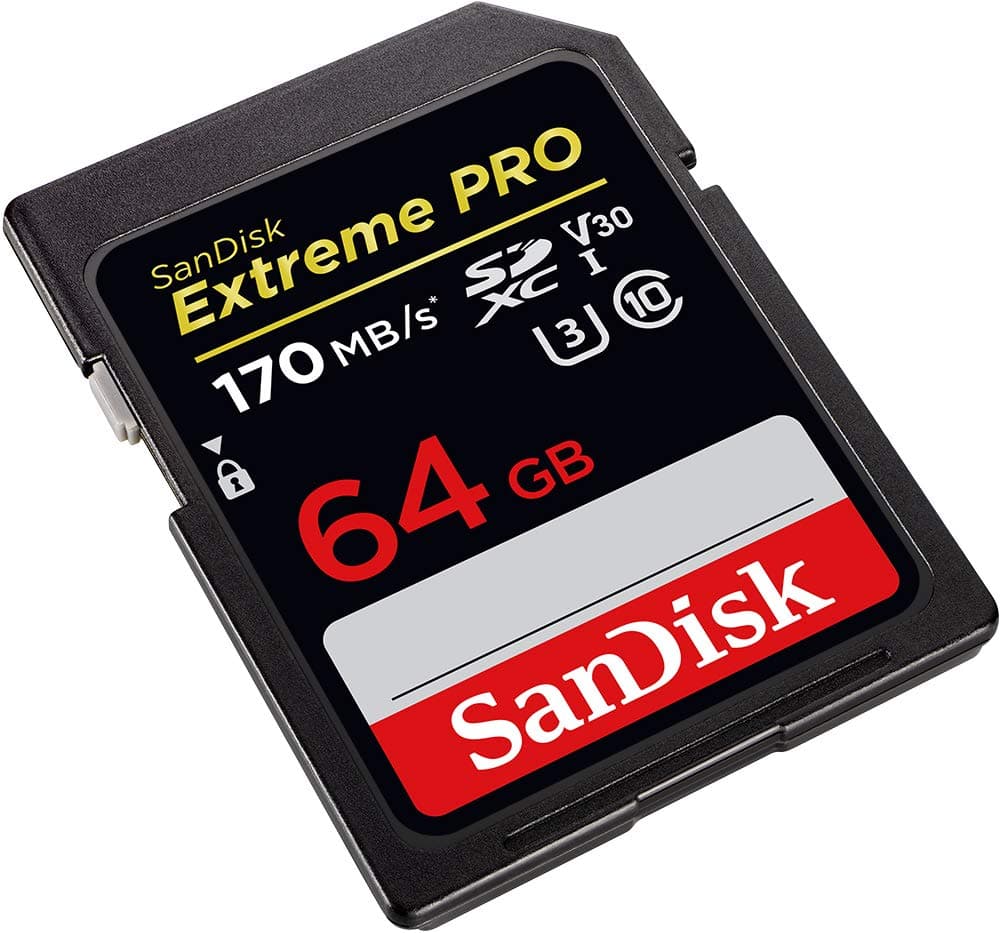 Sandisk 64 GB Extreme Pro SDXC Class 10 Kart 170 mb/s