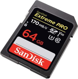 Sandisk 64 GB Extreme Pro SDXC Class 10 Kart 170 mb/s