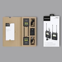 Saramonic UwMic9 TX9+RX9 Kit1 Kablosuz Yaka Mikrofonu