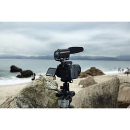 Saramonic Vmic Recorder Ses Kayıt Cihazlı &amp; Ekranlı Shotgun Mikrofon