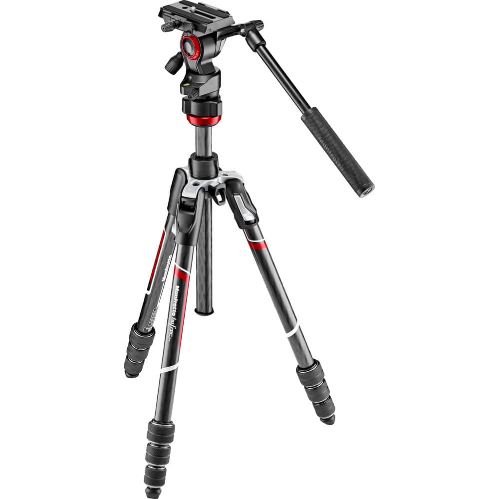 Manfrotto MVKBFRTC-LIVE Befree Live Carbon Video Tripod Kit with Twist Leg Locks 