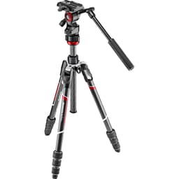 Manfrotto MVKBFRTC-LIVE Befree Live Carbon Video Tripod Kit with Twist Leg Locks 