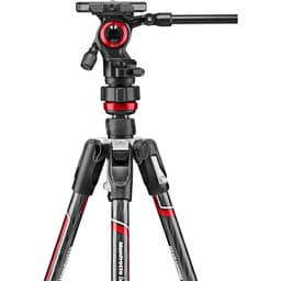Manfrotto MVKBFRTC-LIVE Befree Live Carbon Video Tripod Kit with Twist Leg Locks 