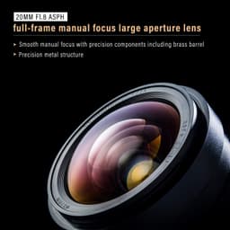 Viltrox FE 20mm f/1.8 MF Lens (Sony E)