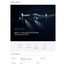 Pgytech Landing Gear Extensions LED Headlamp Set for Mavic 2 P-HA-030 