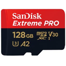 Sandisk 128 GB Extreme PRO MicroSDXC UHS-1 A2 200MB/s