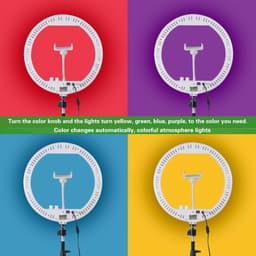 Mcoplus RL-13RGB 13inç RGB Led Işık (Masa Üstü Stand + Telefon Adaptörü Dahil)