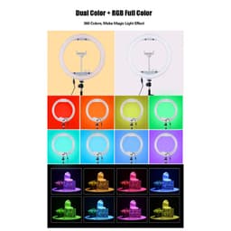 Mcoplus RL-13RGB 13inç RGB Led Işık (Masa Üstü Stand + Telefon Adaptörü Dahil)