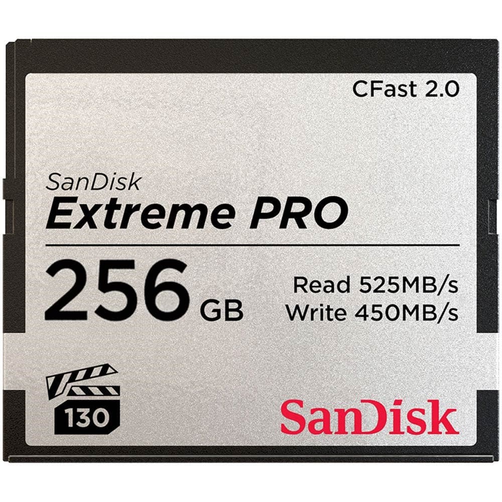 Sandisk 256GB Extreme PRO CFast 2.0 Memory Card 