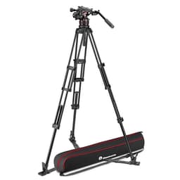 Manfrotto MVK612TWINGA 612 Nitrotech Fluid Video Head and Aluminum Twin Leg Tripod with Ground Spreader