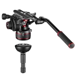 Manfrotto MVK612TWINGA 612 Nitrotech Fluid Video Head and Aluminum Twin Leg Tripod with Ground Spreader