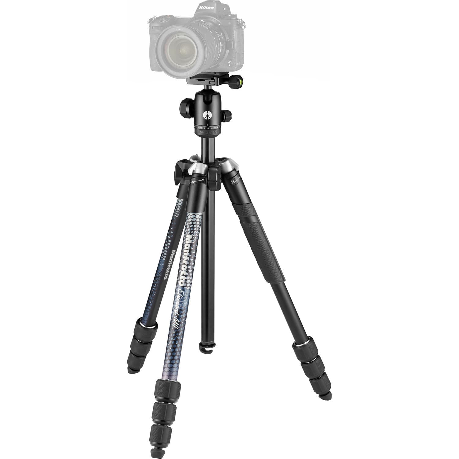 Manfrotto MKELMII4BK-BH Element MII Aluminum Tripod with Ball Head (Black)