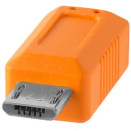 Tether Tools CUC2515-ORG TetherPro USB Type-C Male to 5-Pin Micro-USB 2.0 Type-B Male Cable