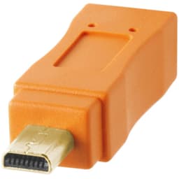 Tether Tools CU8015-ORG TetherPro USB 2.0 Type-A Male to Mini-B Male Cable