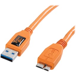 Tether Tools CU5404ORG TetherPro USB 3.0 Male Type-A to USB 3.0 Micro-B Cable