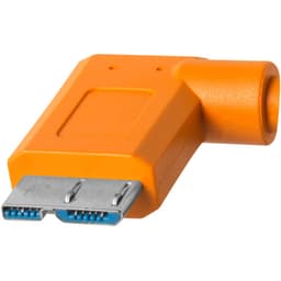 Tether Tools CUC33R15-ORG TetherPro USB Type-C Male to Micro-USB 3.0 Type B Male Cable
