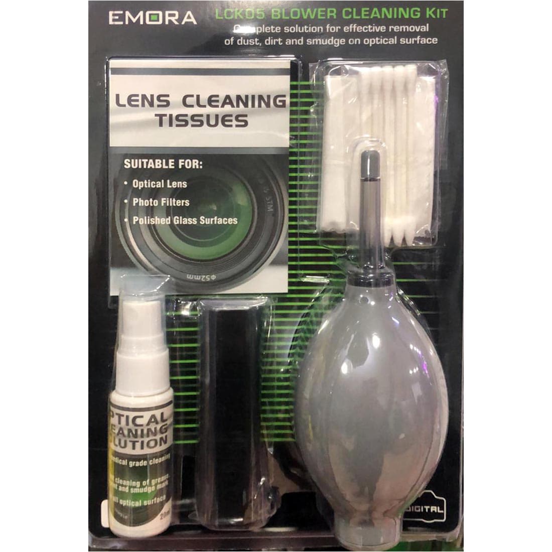 Emora LCK-05 Premium Lens Temizleme Kiti (Gri)
