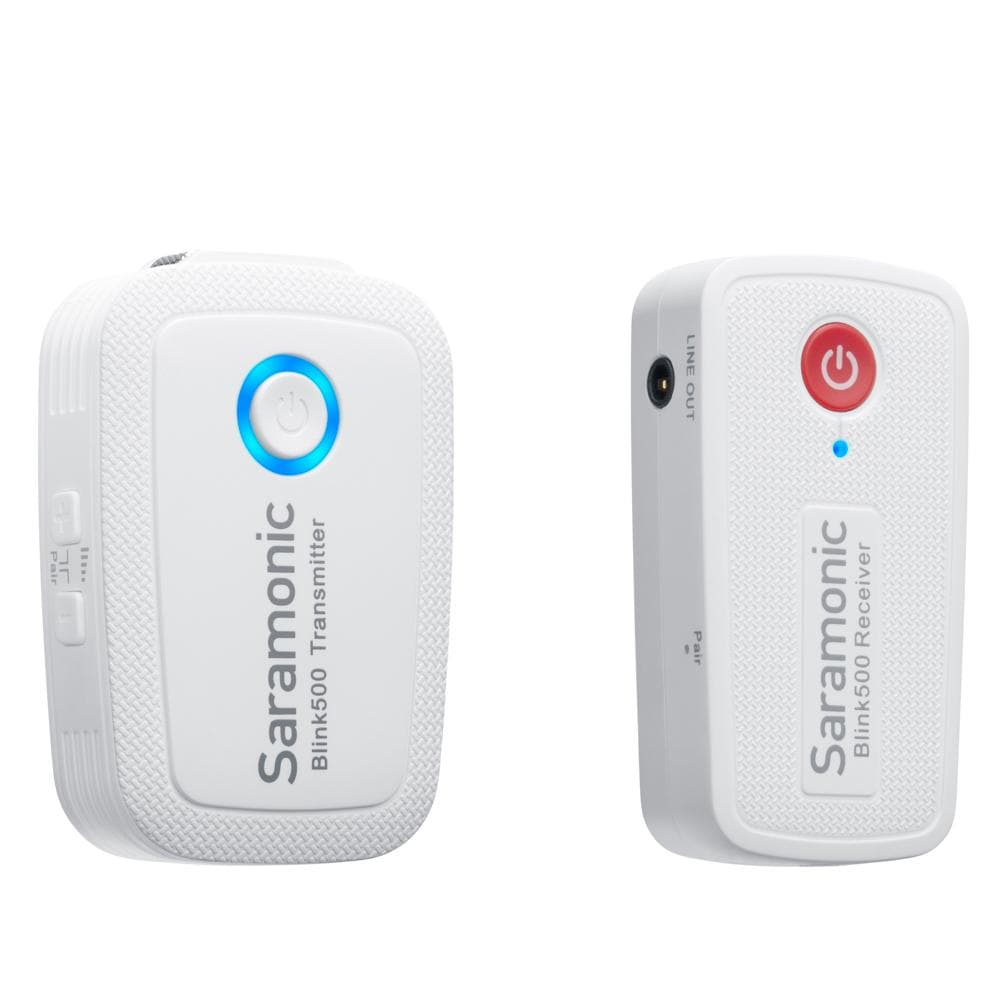 Saramonic Blink500 B1W (TX+RX) Kablosuz Yaka Mikrofonu Beyaz