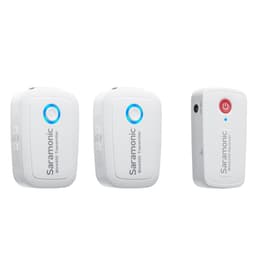Saramonic Blink500 B2W (TX+TX+RX) 2 Kişilik Kablosuz Yaka            Mikrofonu Beyaz