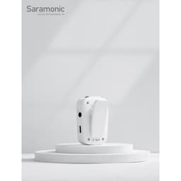 Saramonic Blink500 B2W (TX+TX+RX) 2 Kişilik Kablosuz Yaka            Mikrofonu Beyaz