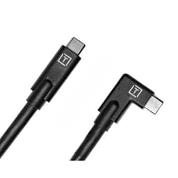 Tether Tools CUC15RT-BLK TetherPro USB-C to USB-C Right Angle (Black)
