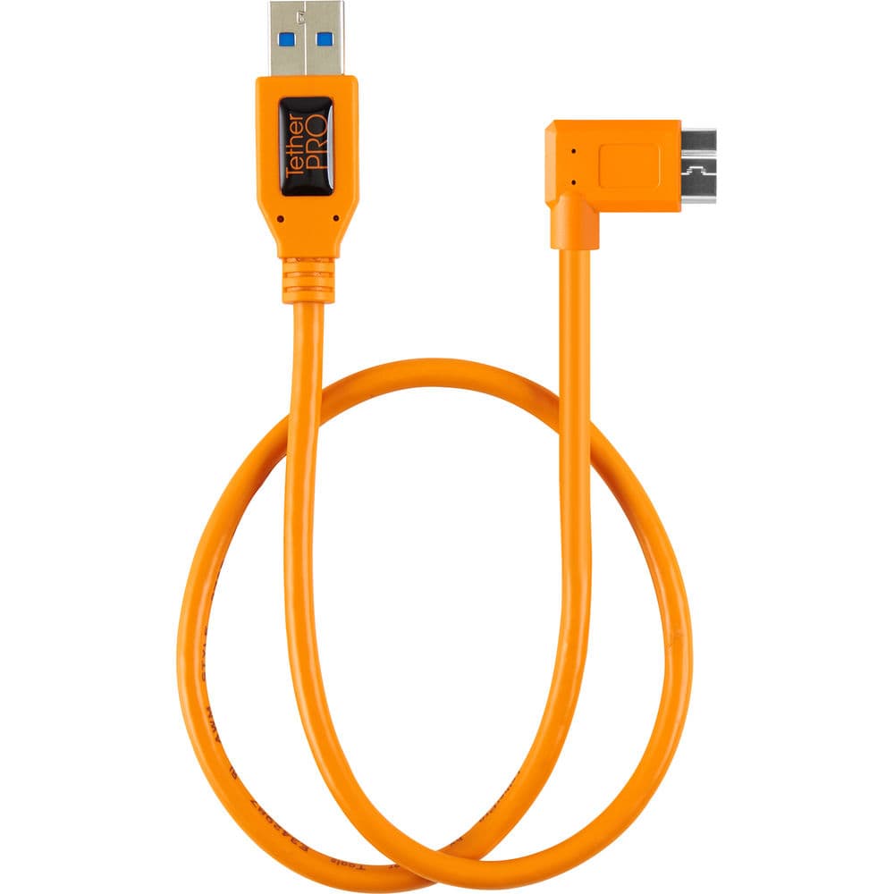 Tether Tools CU61RT02 TetherPro USB 3.0 to Micro-B Right Angle 50cm