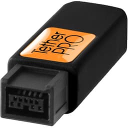 Tether Tools FW84BLK TetherPro FireWire 800 9-Pin to FireWire 400 6-Pin Cable