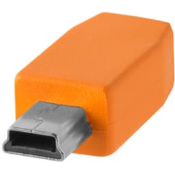 Tether Tools CUC2415-ORG USB-C to 2.0 Mini-B 5-Pin 4.6m