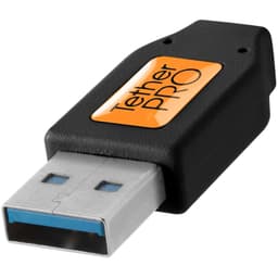 Tether Tools CU5404-BLK TetherPro USB 3.0 Male Type-A to USB 3.0 Micro-B Cable 30cm